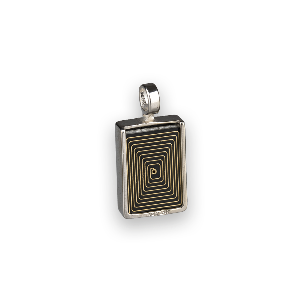 Jewelry protection from electrosmog necklace silver