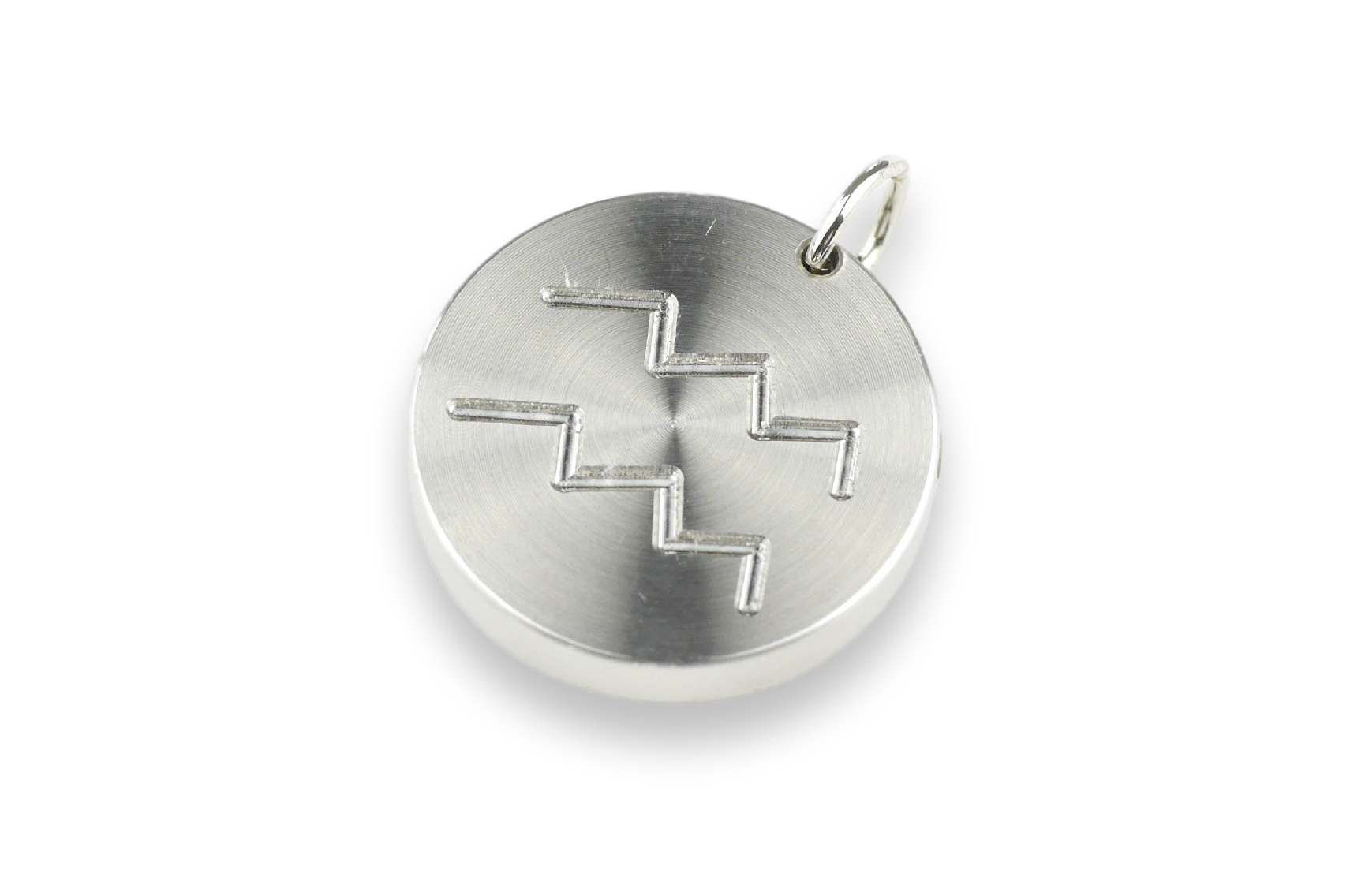 ZES Bodyguard 25 stainless steel with star sign Aquarius engraving