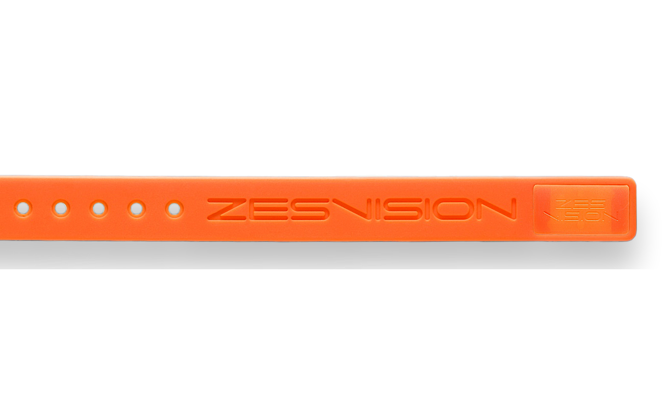 ZES Bodyguard Armand - Armband orange und Case orange