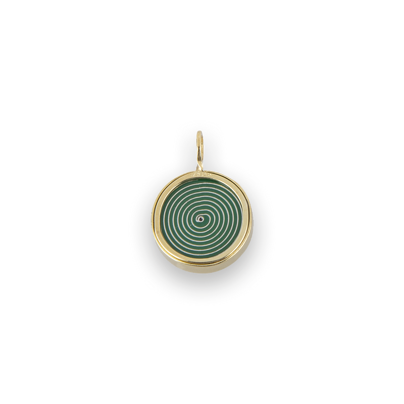 Protection from electrosmog necklace gold
