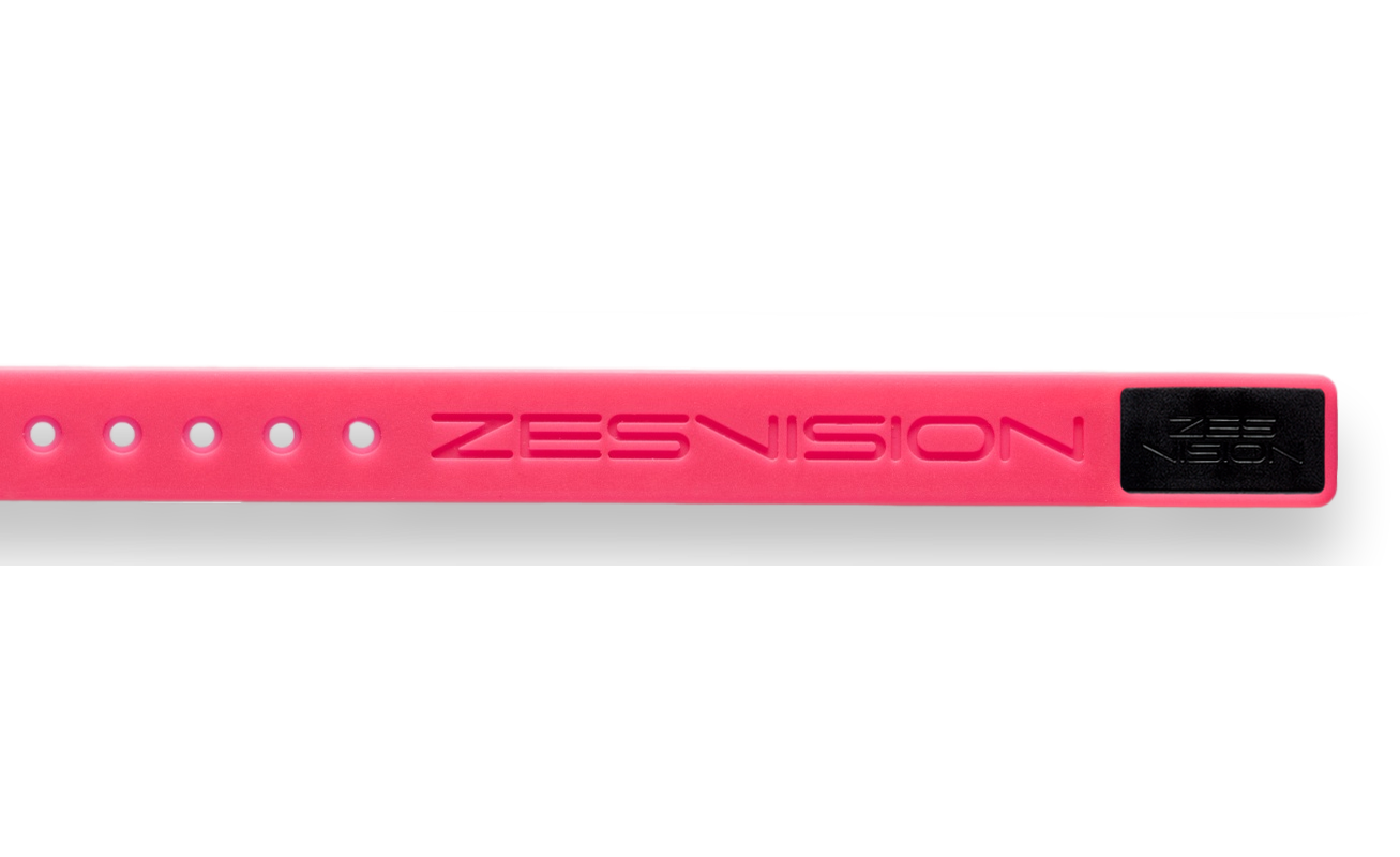 ZES Sports Bracelet - Bracelet magenta and case black