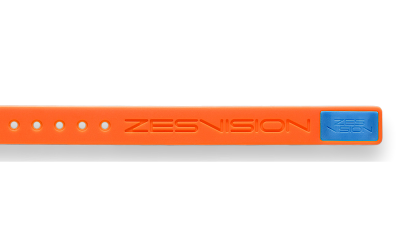 ZES Bodyguard Armand - bracelet orange and case blue