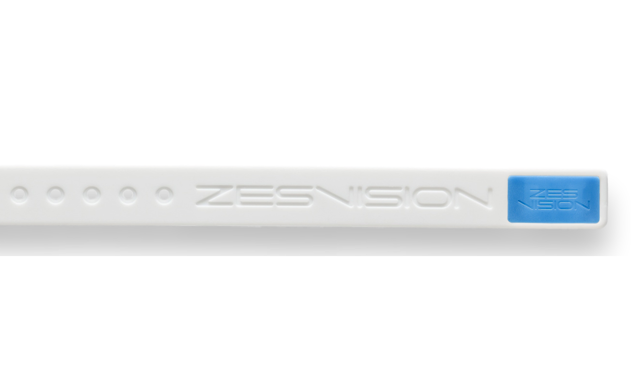 ZES Sports Bracelet - Bracelet white and Case blue