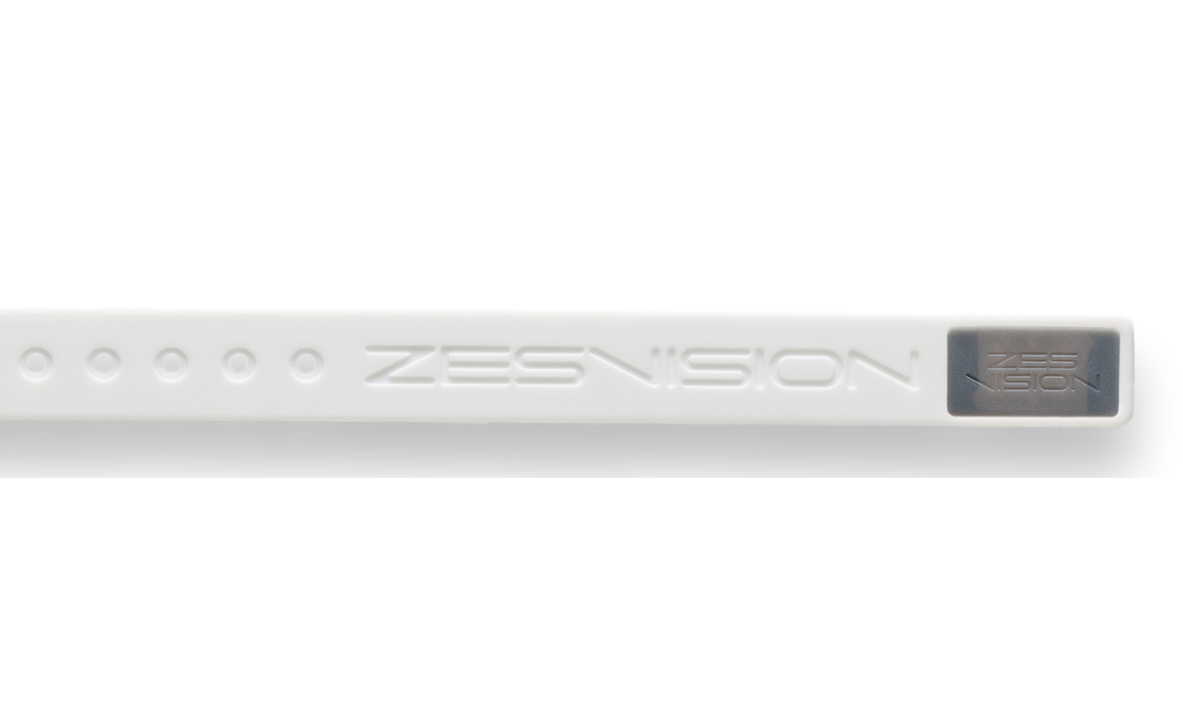 ZES Sports Bracelet - bracelet white and case grey