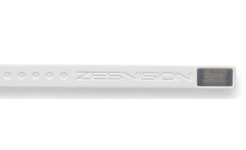 ZES Sports Bracelet - bracelet white and case grey