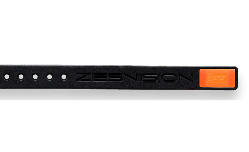 ZES Sports náramok - Náramok čierny a púzdro oranžové