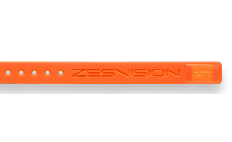 ZES Sports náramok - Náramok oranžový a púzdro oranžové
